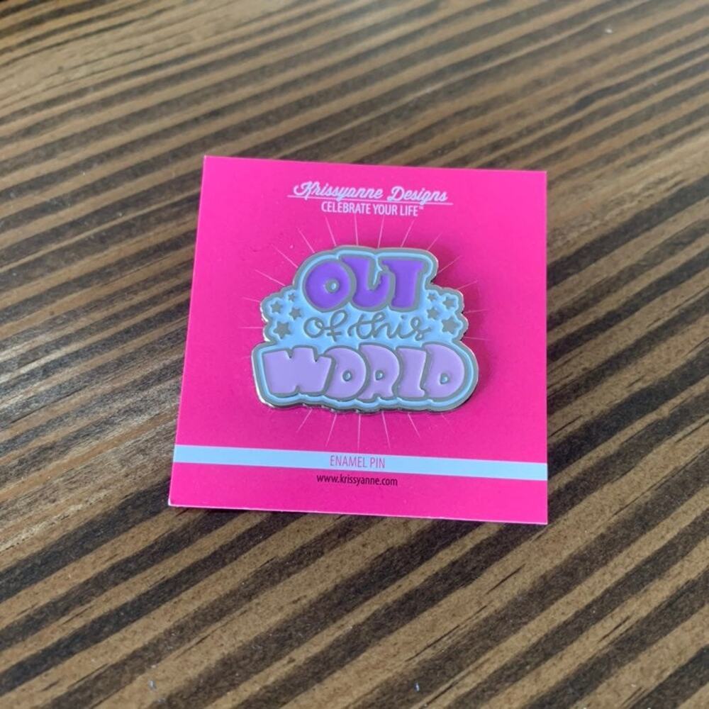 Krissyanne Designs Out of This World Pin Pink